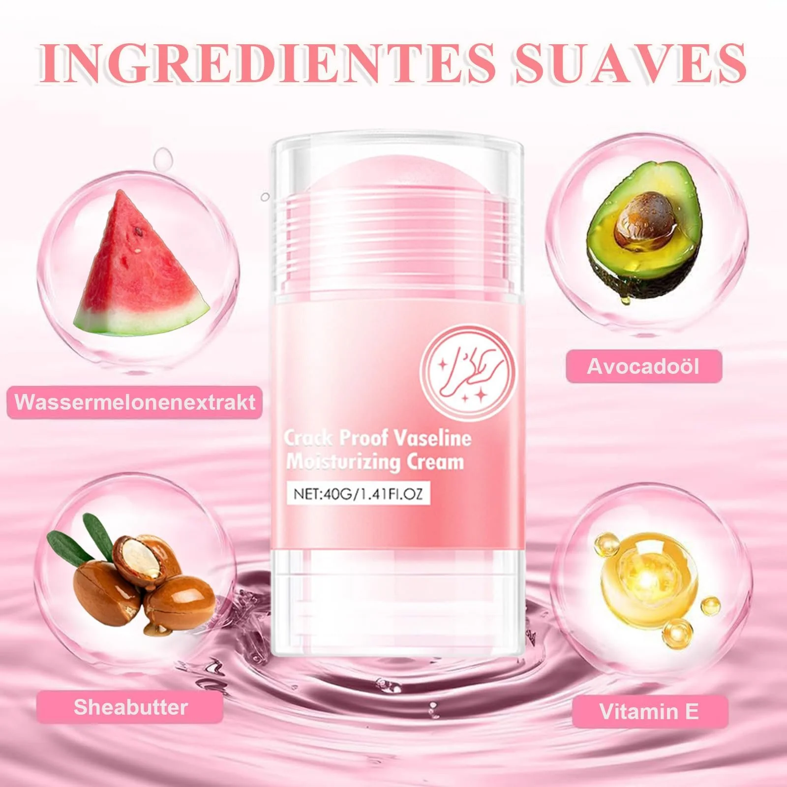 Крем для ног Foot Cream Against Callus Watermelon для сухой кожи и против мозолей, фото №3