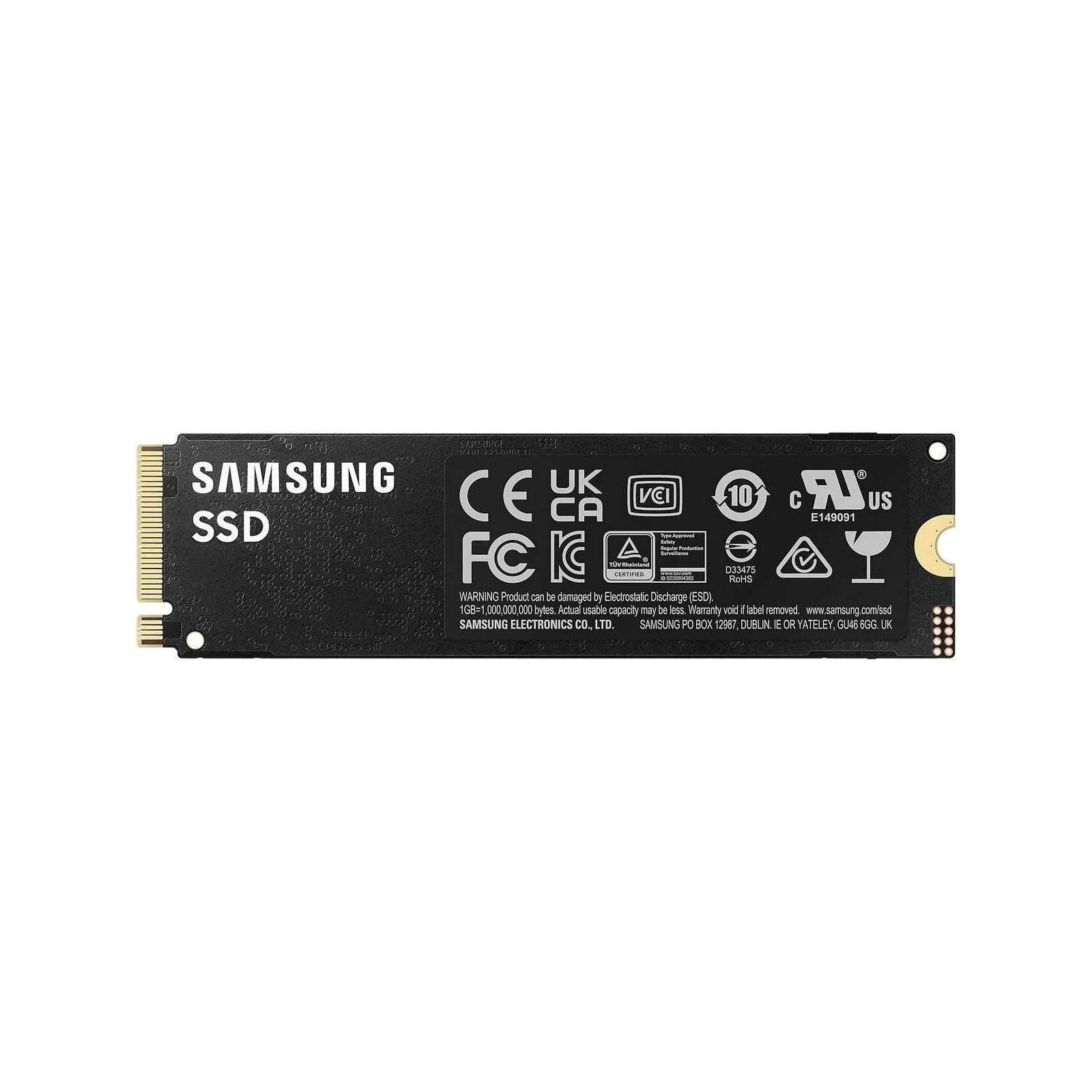 Внутренний накопитель SSD Samsung 990 PRO MZ-V9P4T0BW 4 ТБ NVMe M.2 PCIe 4.0 7450 МБ/с Черный, фото №4 Внутренний накопитель SSD Samsung 990 PRO MZ-V9P4T0BW 4 ТБ NVMe M.2 PCIe 4.0 7450 МБ/с Черный, фото №4