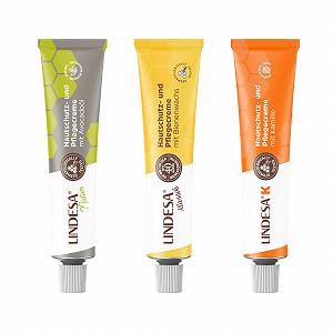 Крем для рук Lindesa Тестовый набор: 1 x Classic, 1 x Natural + 1 x Lindesa K - Фото 1