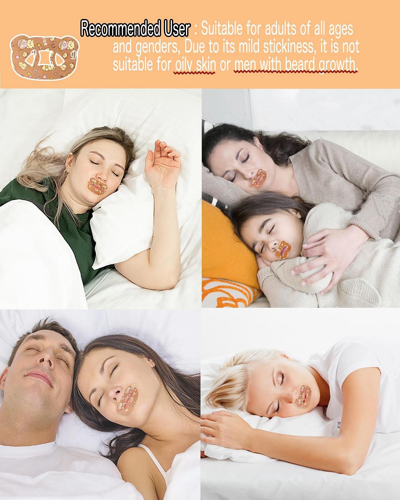 Пластирі для рота для жінок для сну, для подолання дихання ротом, фото №3