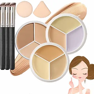 Купити Консилер Триколірний Donubiiu Багатоцільовий Палетка для приховування слідів від акне та темних кіл під очима Водостійкий 3PCS-B - Фото 1 Консилер Триколірний Donubiiu Багатоцільовий Палетка для приховування слідів від акне та темних кіл під очима Водостійкий 3PCS-B - Фото 1