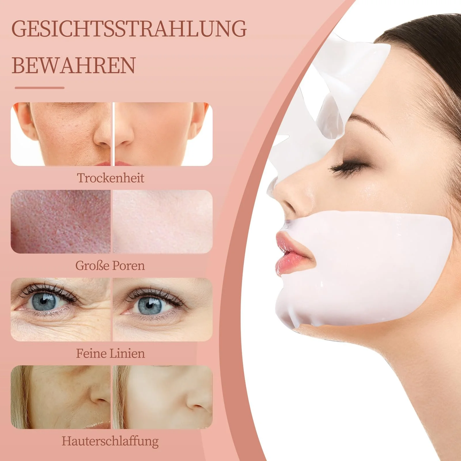 Маска колагенова нічна Organic Collagen, набір 4 шт, фото №7