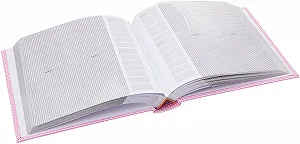 Фотоальбом Pioneer Photo Albums Gingham на 200 фотографий 10 x 15 см, розовый synthetic.ua - Фото 1