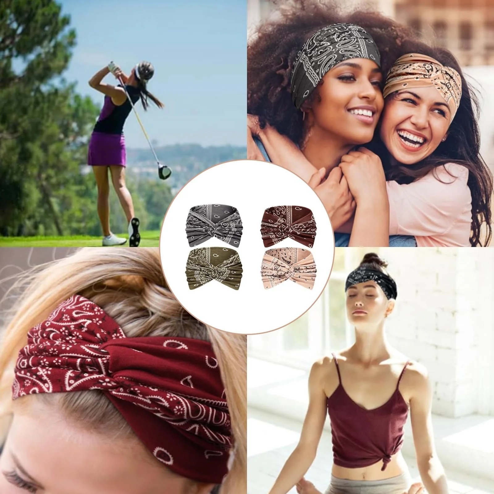 Пов'язка Літня Жіноча Різні Кольори, фото №7 Пов'язка Літня Жіноча Різні Кольори, фото №7