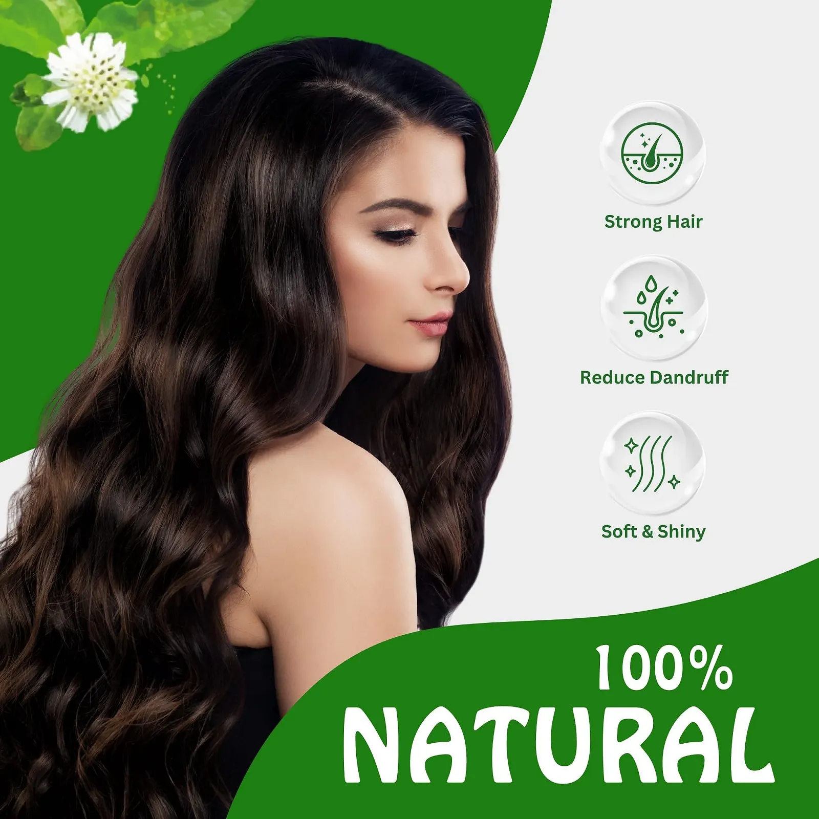 Порошок для роста волос Havintha Bhringraj Питание секущихся кончиков Увлажняющий порошок от перхоти 226.8 г, фото №4 Порошок для роста волос Havintha Bhringraj Питание секущихся кончиков Увлажняющий порошок от перхоти 226.8 г, фото №4