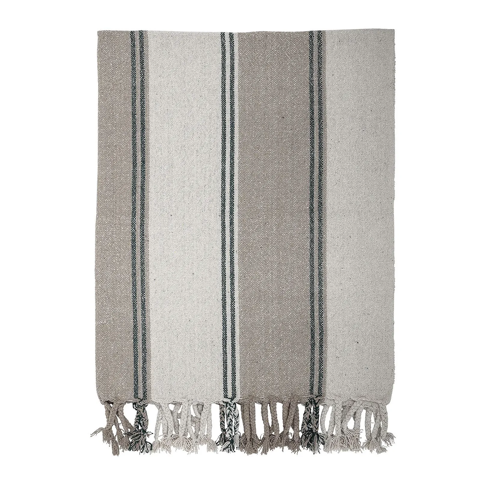 Покривало Бавовняне Bloomingville Зелений 160 см x 130 см, фото №2