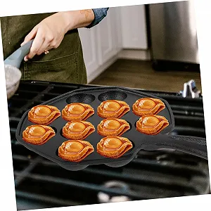 Форма для запекания улиток Toyvian чугунная с перчаткой, кисточкой и вилками термостойкая synthetic.ua - Фото 1