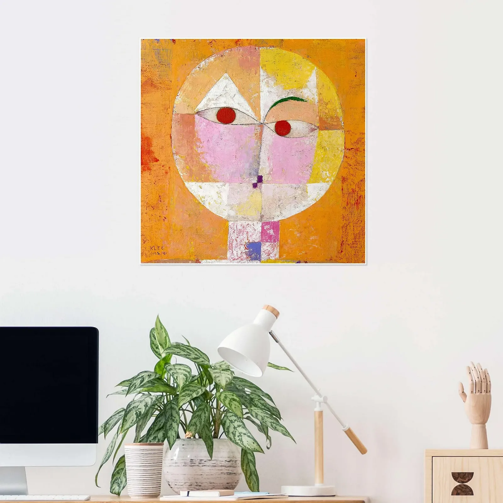 Постер Paul Klee Senecio 50 x 50 см Оранжевый, фото №4