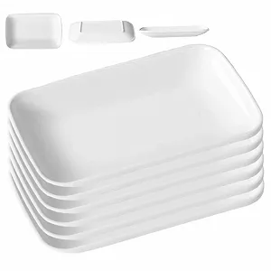 Форми для запікання Набір 6 шт. Прямокутні Меламін 19,1 x 11,9 x 2 см synthetic.ua - Фото 1