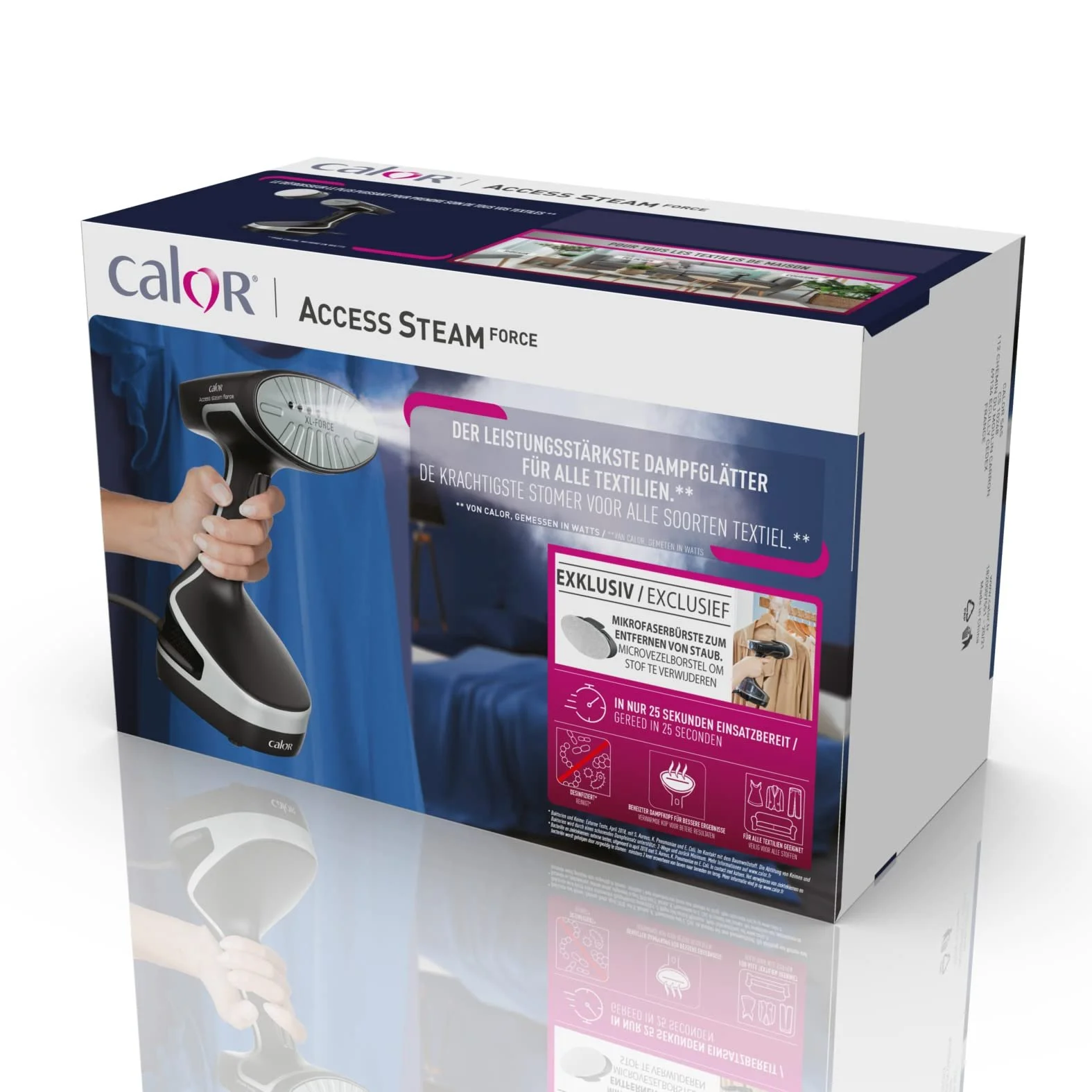 Портативная паровая щетка Calor Access Steam Force DT8230C0, фото №12