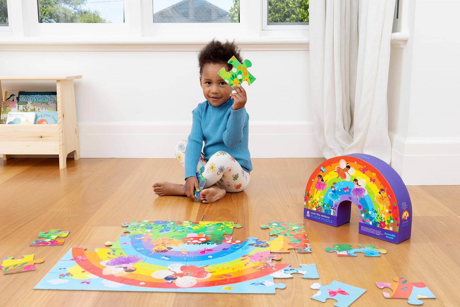 Пазл Crocodile Creek Over the Rainbow 36 деталей фигурный, фото №6