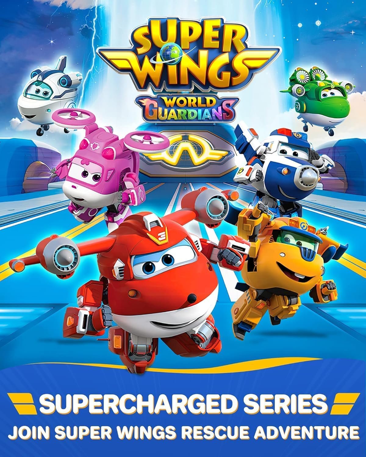 Трансформер Auldey Super Wings JETT Supercharge 12 см, многоцветный, фото №8