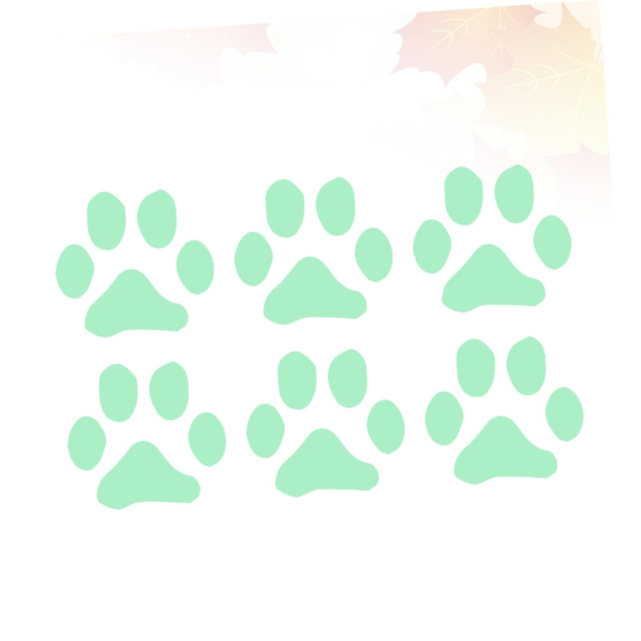 Набір наклейок на стіну BESTYASH Fluorescent Paws Самоклеючі 6 шт., фото №6 Набір наклейок на стіну BESTYASH Fluorescent Paws Самоклеючі 6 шт., фото №6