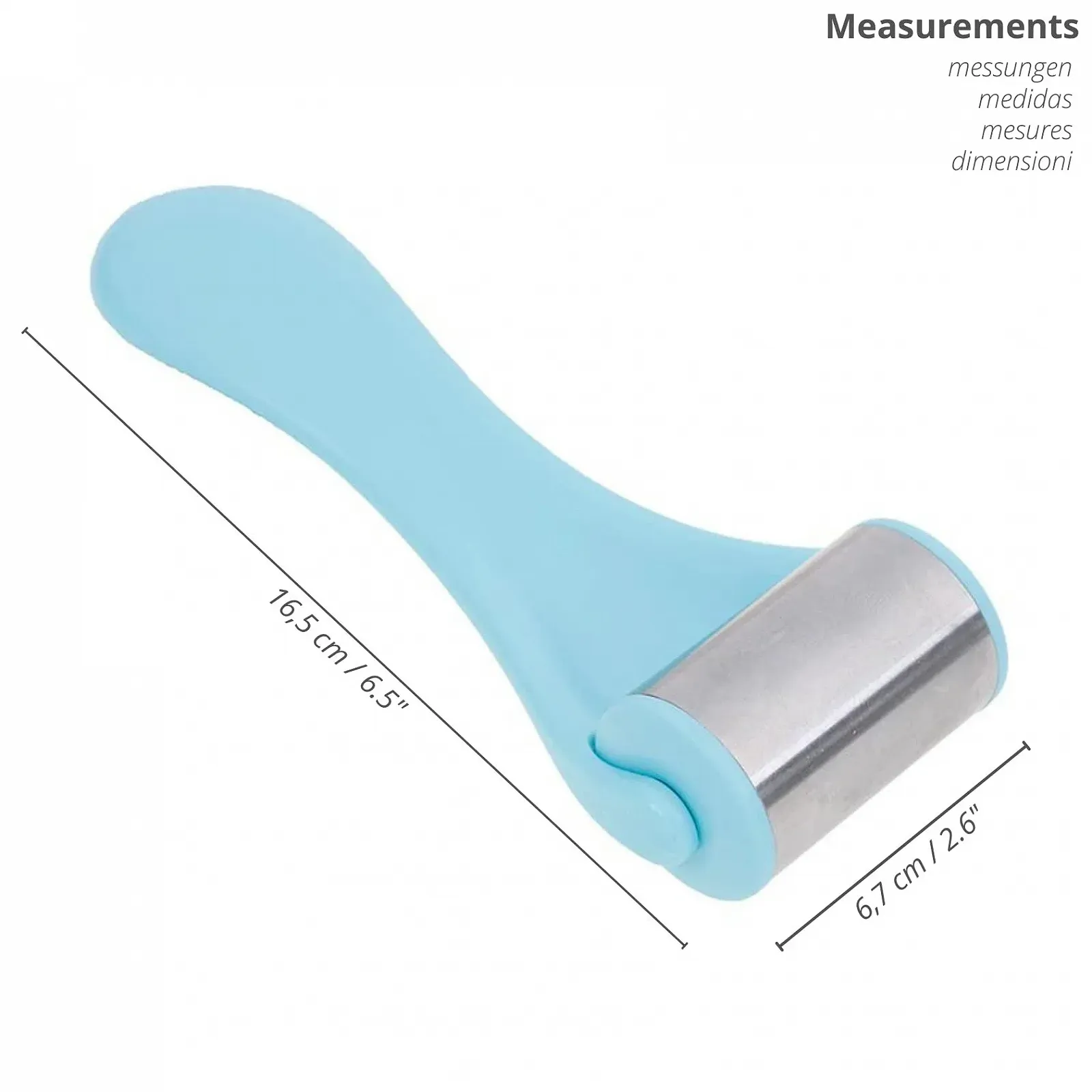 Ролик для обличчя крижаний з нержавіючої сталі 304, холодний масажер для обличчя, фото №6