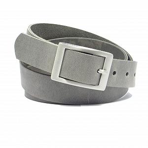 Кожаный ремень Kollektion Chrissys-in, серый, 3 см шириной, изготовлен из коровьей кожи собственного производства - Фото 1