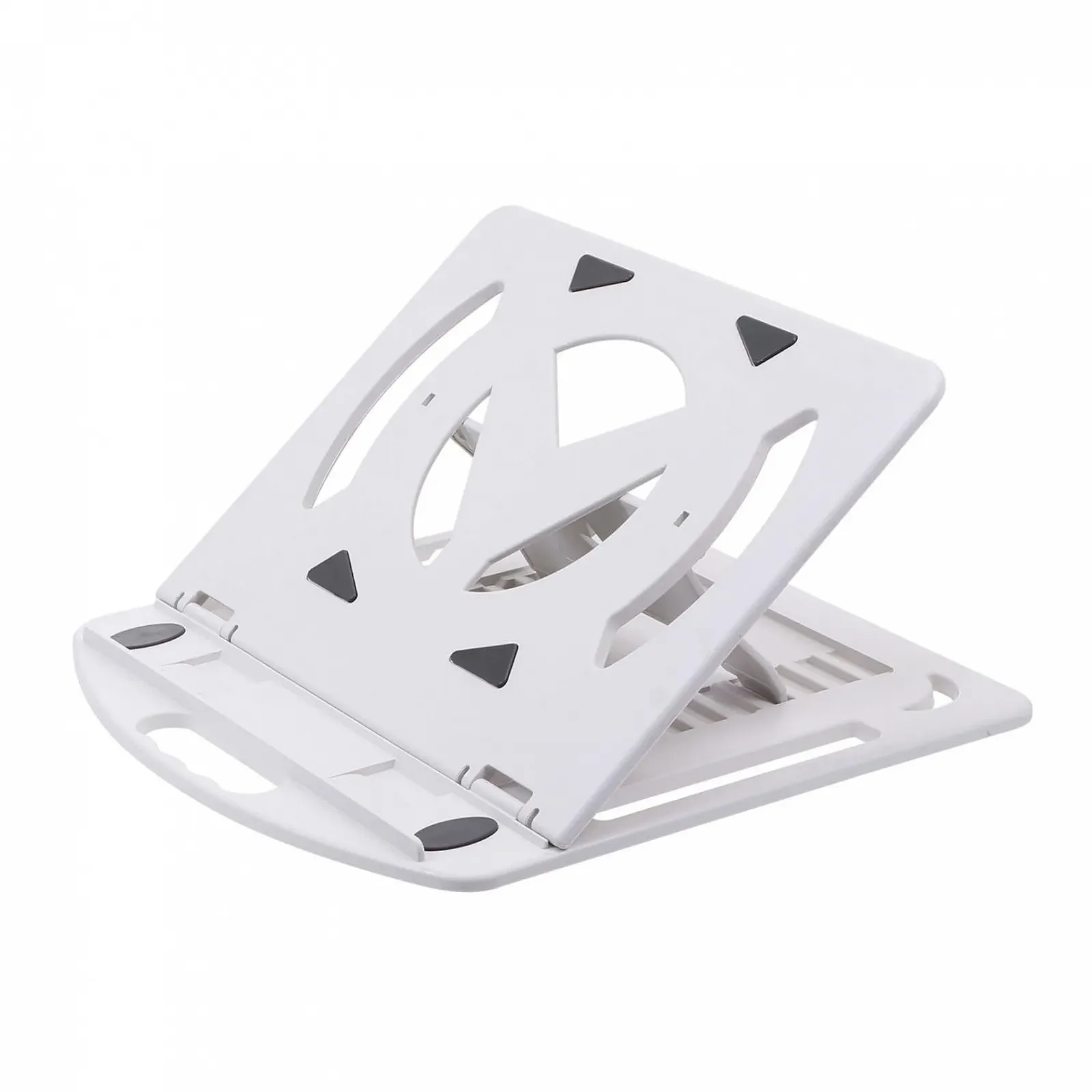 Підставка для ноутбука HOMSFOU Обертається з основою-радіатором Біла, фото №1