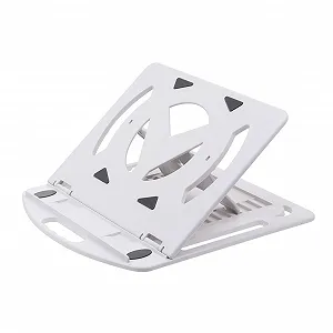 Подставка для ноутбука HOMSFOU Вращающаяся с основанием-радиатором Белая - Фото 1