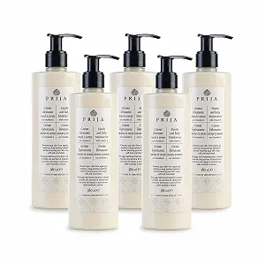 Увлажняющий крем для рук и тела Prija с витамином Е 5 x 380 мл - Фото 1