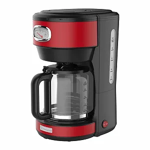 Капельная кофеварка Westinghouse Retro 1,25 л 1000 Вт Красная - Фото 1