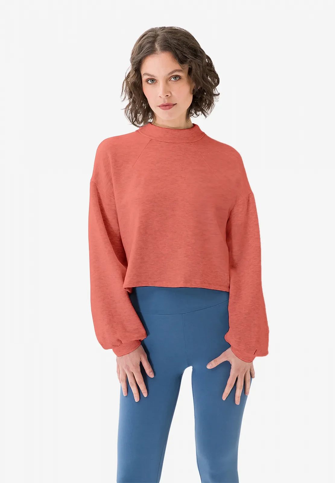 Женский свитер Les Lunes The Leo Cropped Sweater Blush - XL, фото №1