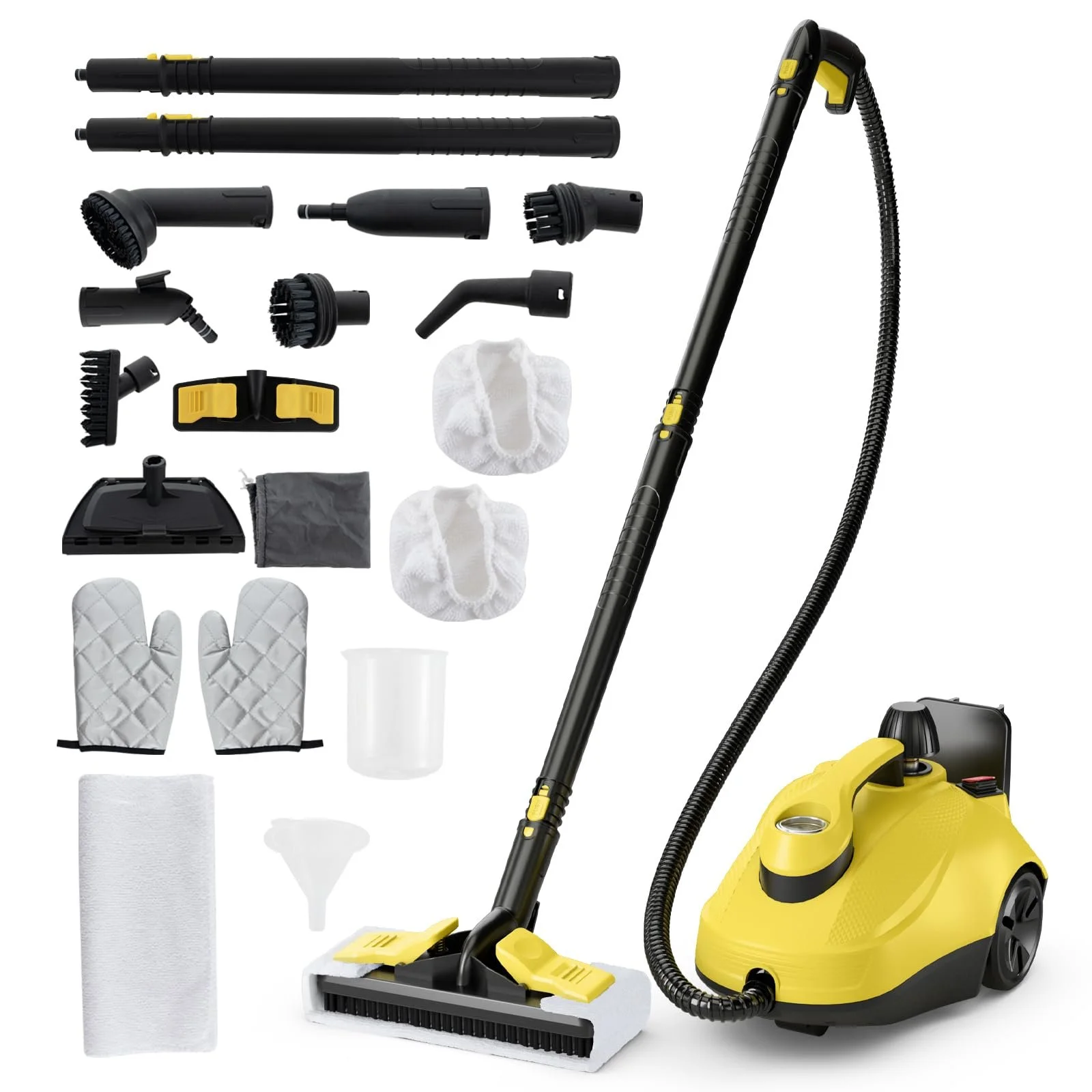 Пароочисник FANTASK 1,8 л 2000 Вт 160 °C жовтий, фото №1