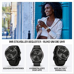 Смарт-годинник Garmin Vívomove Trend 40 мм synthetic.ua - Фото 1