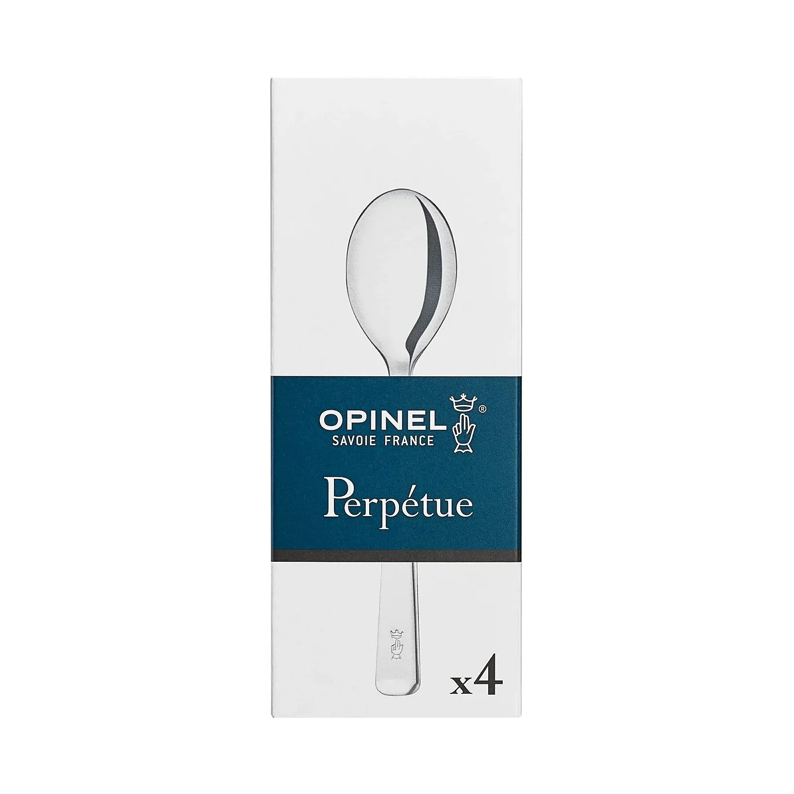 Ложки чайні Opinel Perpétue Нержавіюча сталь Легко очищуються Практичні 254618 Срібний, фото №4