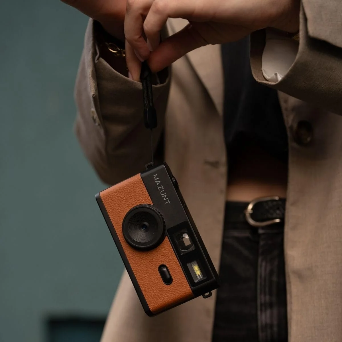 Ретро-цифрова камера MAZUNT 12MP Screen Free + 8GB SD Card Brown, фото №7