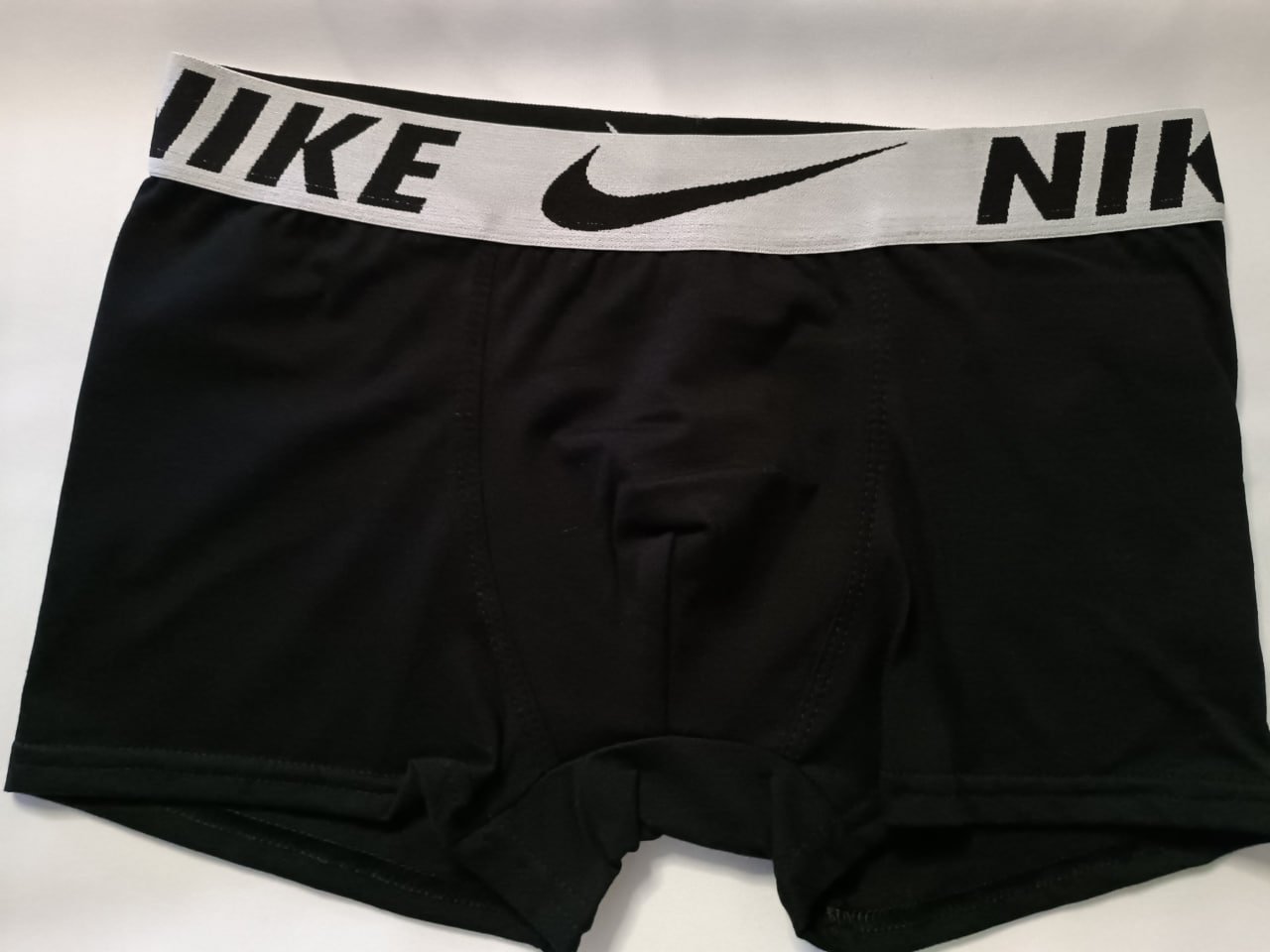 Мужские черные трусы боксеры Nike, фото №1