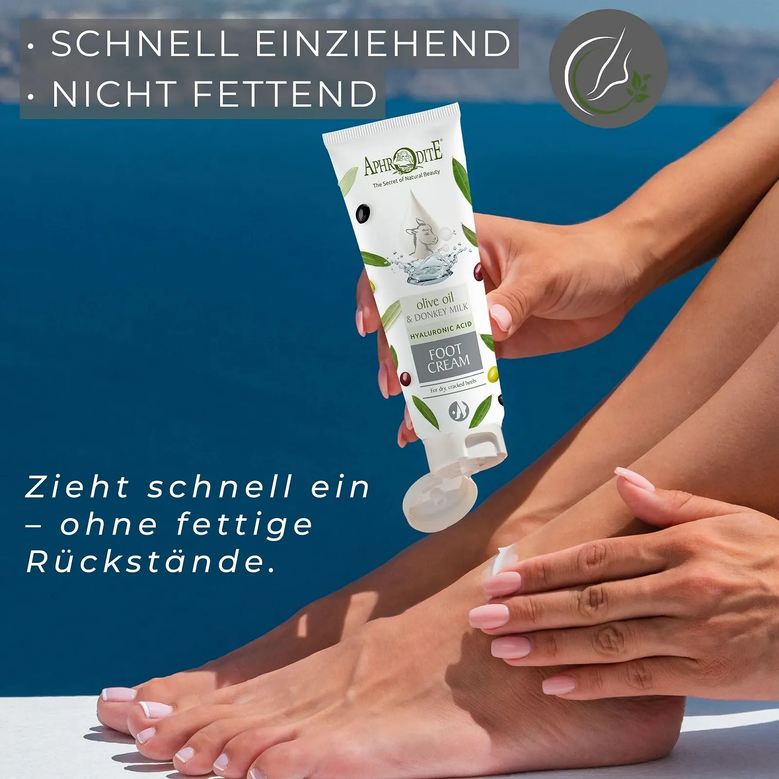 Крем для рук та ніг Aphrodite Jugendelixir Набір лосьйонів (Крем для ніг 100 мл, Крем для рук 100 мл), фото №5