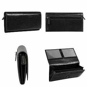 Кошелек bruno banani 022124 Женский Кожаный с RFID защитой, Черный, стандартный размер, Повседневный synthetic.ua - Фото 1