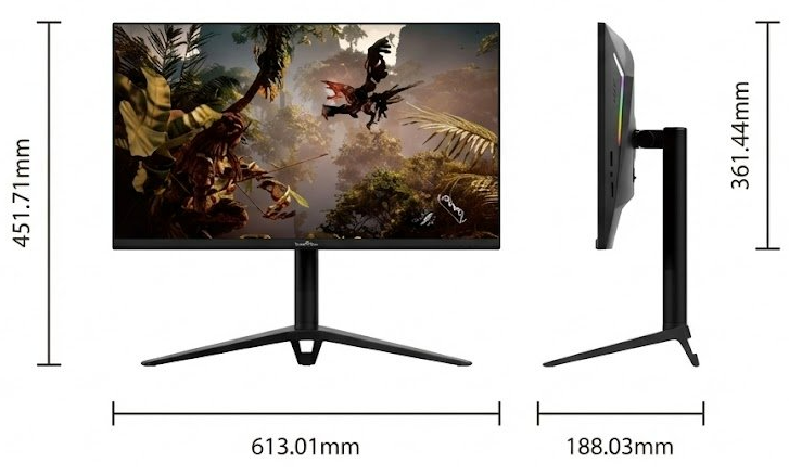 Монітор 27" Smart Tech 270G01FVF Full HD VA 240 Гц, фото №7