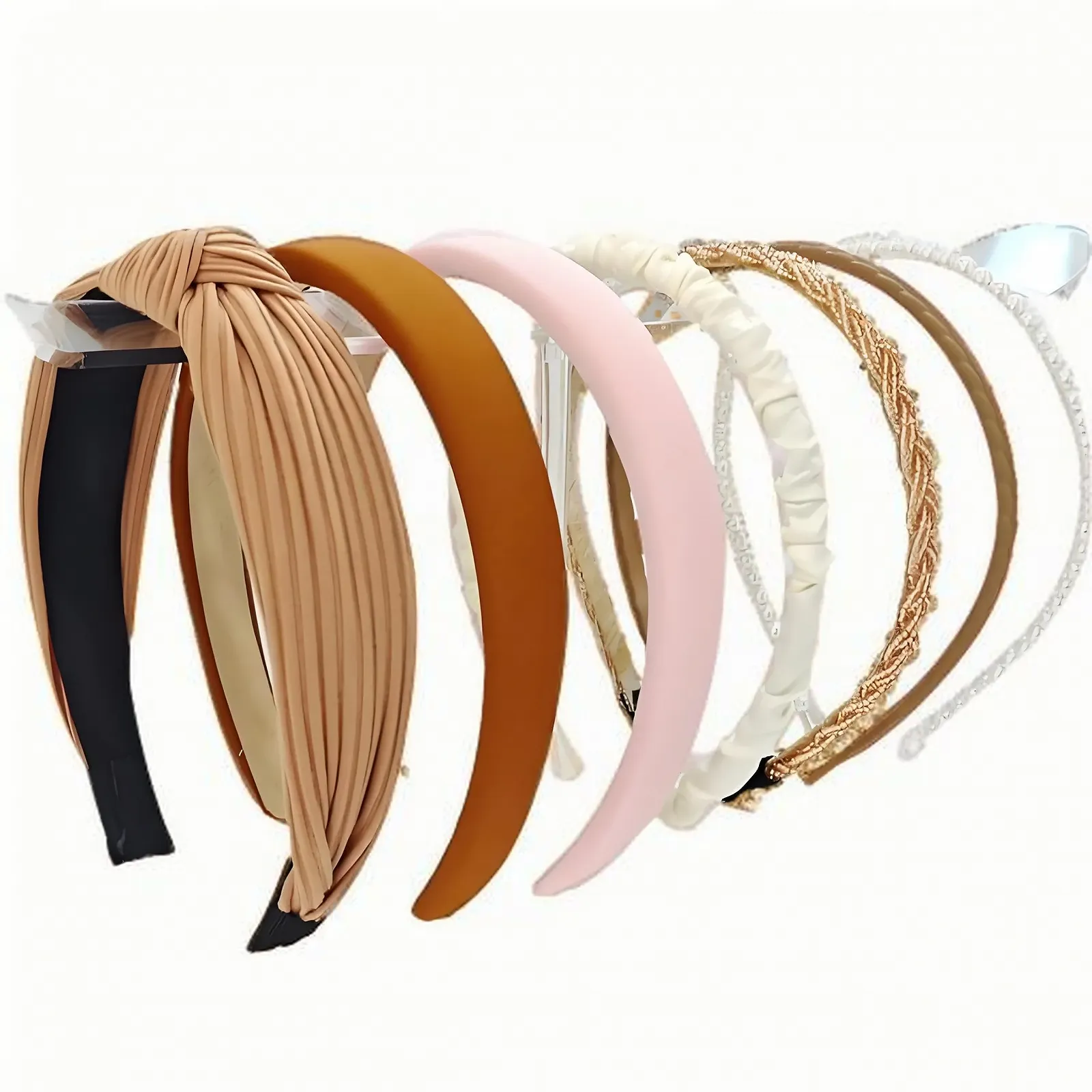 Набір жіночих обручів на голову з 7 штук, фото №1 Набір жіночих обручів на голову з 7 штук, фото №1