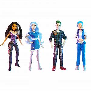 Кукла Disney Zombies Набор Disney Zombies 3 с Зед, Эддисон, Эй-спен и Вилла плюс наклейки synthetic.ua - Фото 1