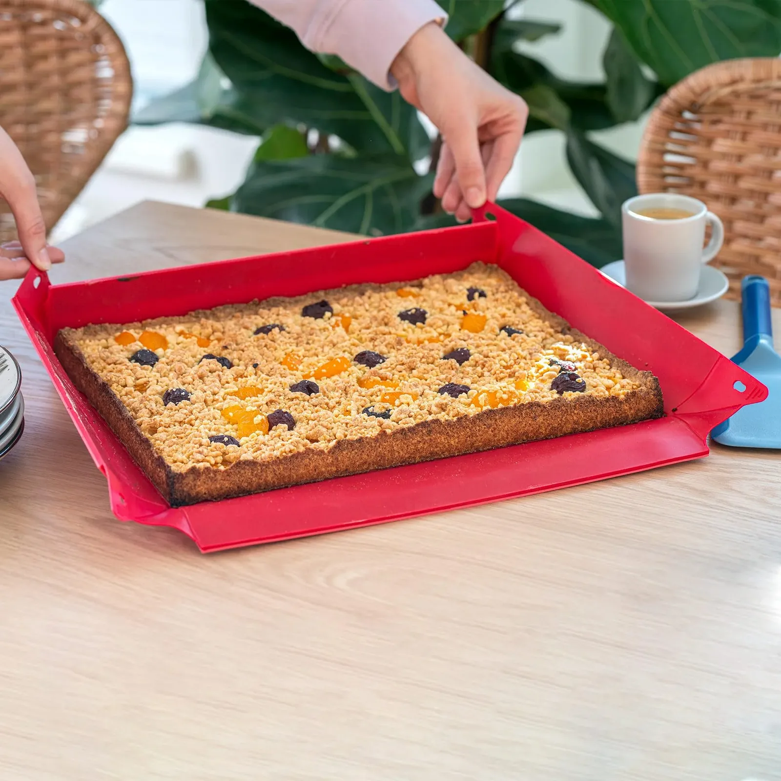 Форма для выпекания coox Wunderform Frame LQ силиконовая складная Blue 4,5 л, фото №3 Форма для выпекания coox Wunderform Frame LQ силиконовая складная Blue 4,5 л, фото №3