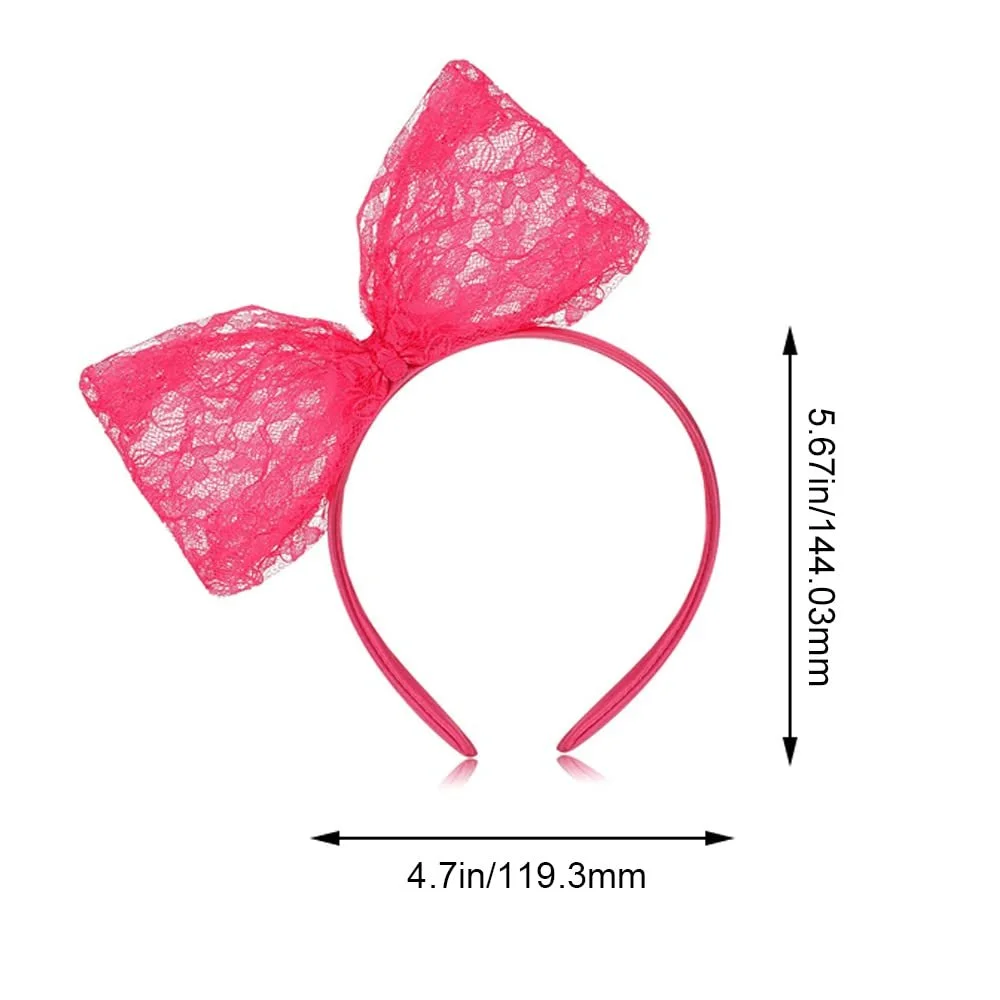 Неонова мереживна Обруч на голову Ретро, фото №2