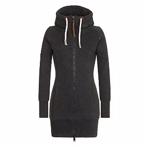 Куртка SRZYMJ Женская длинная с капюшоном synthetic.ua - Фото 1