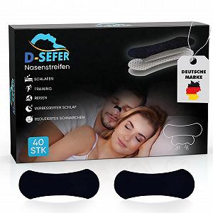 Пластыри для носа против храпа Black, пачка 40 штук, экстра сильные - Фото 1