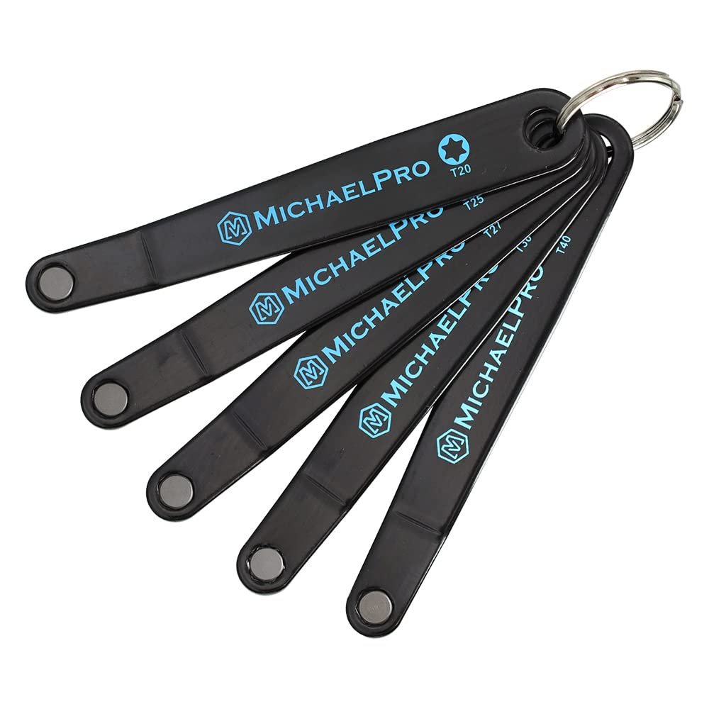 Набір викруток MichaelPro MP002029 Ultra Low Profile Offset 5 шт. кутова викрутка зірчаста T20, T25, T27, T30, T40, фото №1 Набір викруток MichaelPro MP002029 Ultra Low Profile Offset 5 шт. кутова викрутка зірчаста T20, T25, T27, T30, T40, фото №1