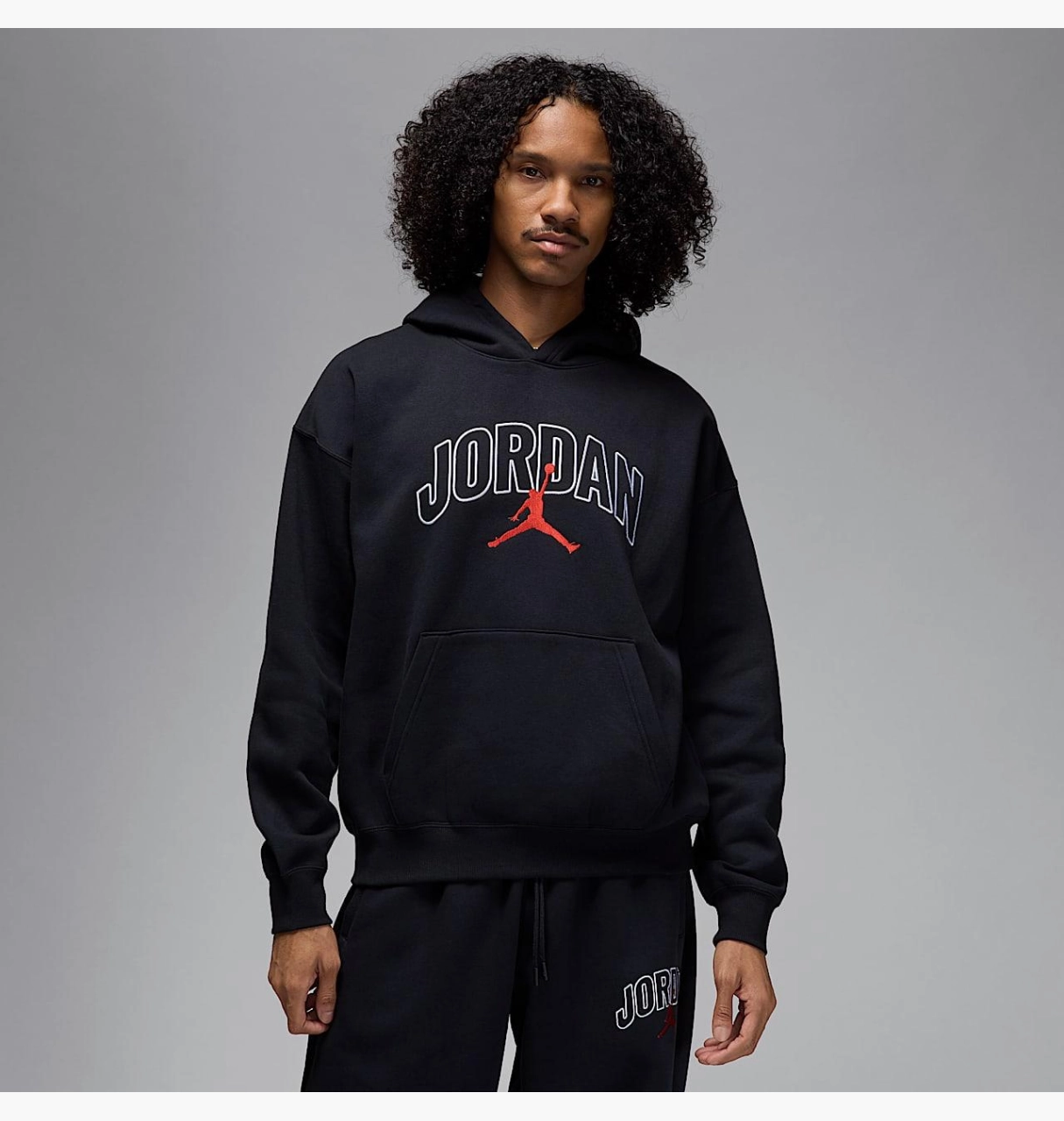 Спортивний костюм Air Jordan M Flt Flc Po Black L, фото №2