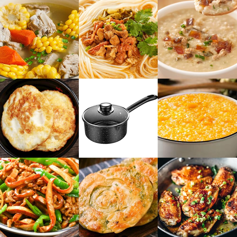 Каструля WAVATA 16 см з кришкою, Індукційна, Антипригарна, 1.5 Л, Універсальна (16 см), фото №5 Каструля WAVATA 16 см з кришкою, Індукційна, Антипригарна, 1.5 Л, Універсальна (16 см), фото №5