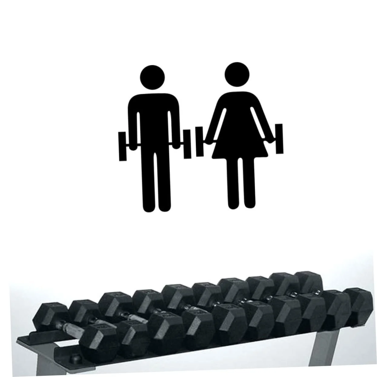 Наклейка на стену UPKOCH Фитнес для спортзала 3 штуки, фото №8