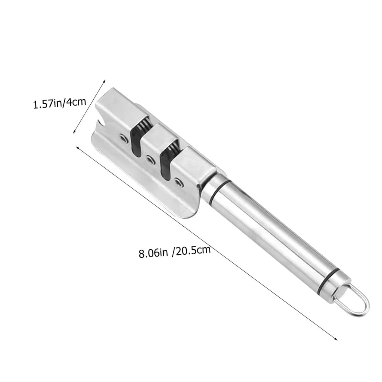 Точилка TOYANDONA для кухонных ножей и ножниц из нержавеющей стали с отверстием для подвешивания, фото №2