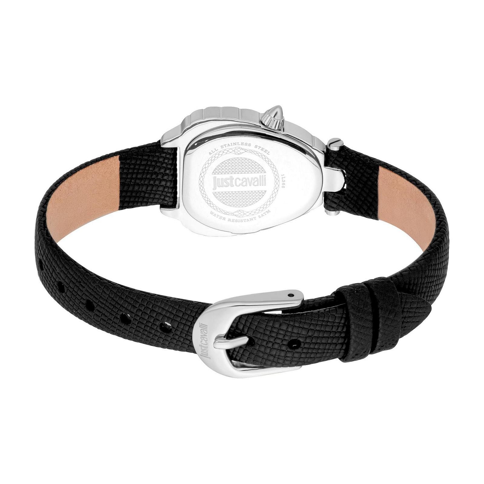 Годинник жіночий Just Cavalli JC1L366L0015 сріблястий/чорний, фото №3