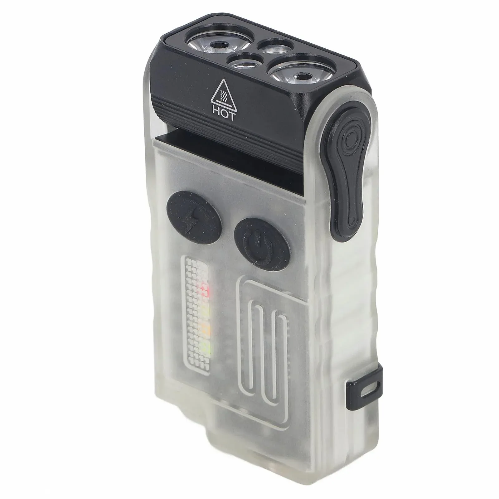 Ліхтарик LED Garosa 800 High Super Bright, тактичний, акумуляторний, 8 режимів, двоколірні кришки лампи та магніт для кемпінгу, походів та надзвичайних ситуацій, фото №4