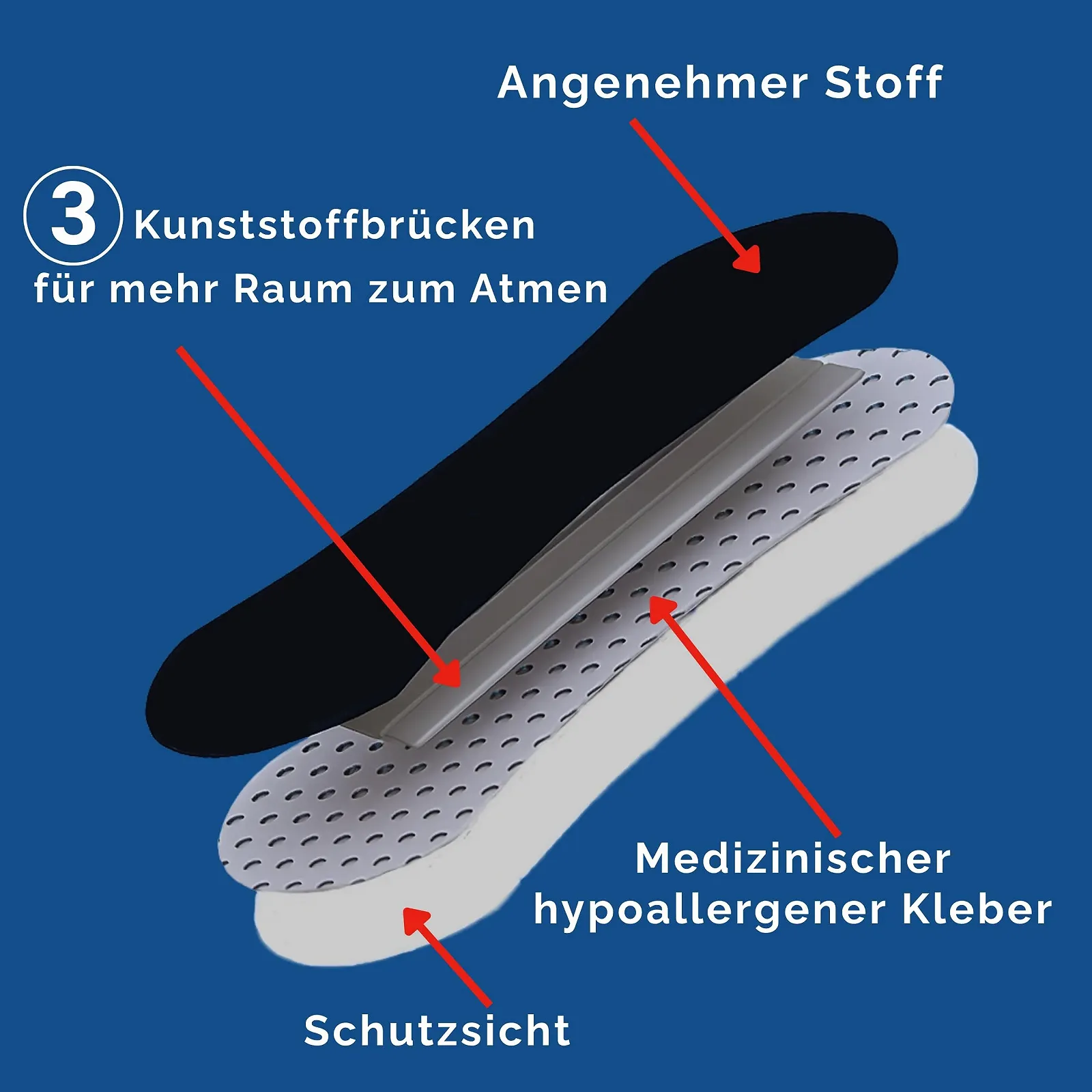 Пластыри на нос медицинские 30 шт. против храпа для лучшего дыхания при заложенности носа, фото №2