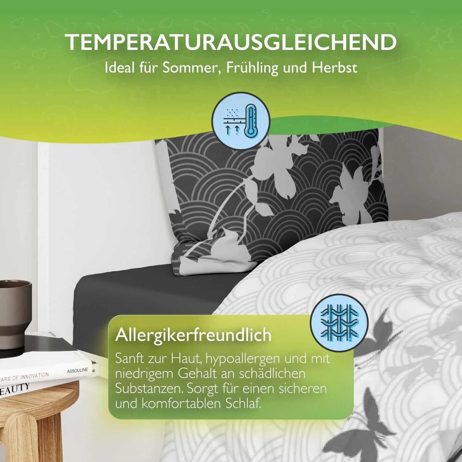 Постільна білизна etérea Renforcé Osaka Butterflies бавовна, фото №3