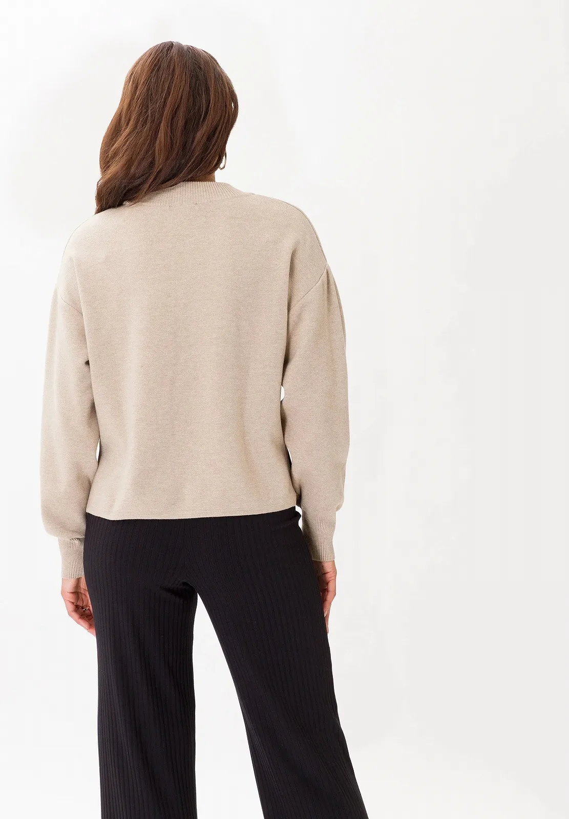 Женский свитер Les Lunes The Nola Sweater Beige Melang - XL, фото №4