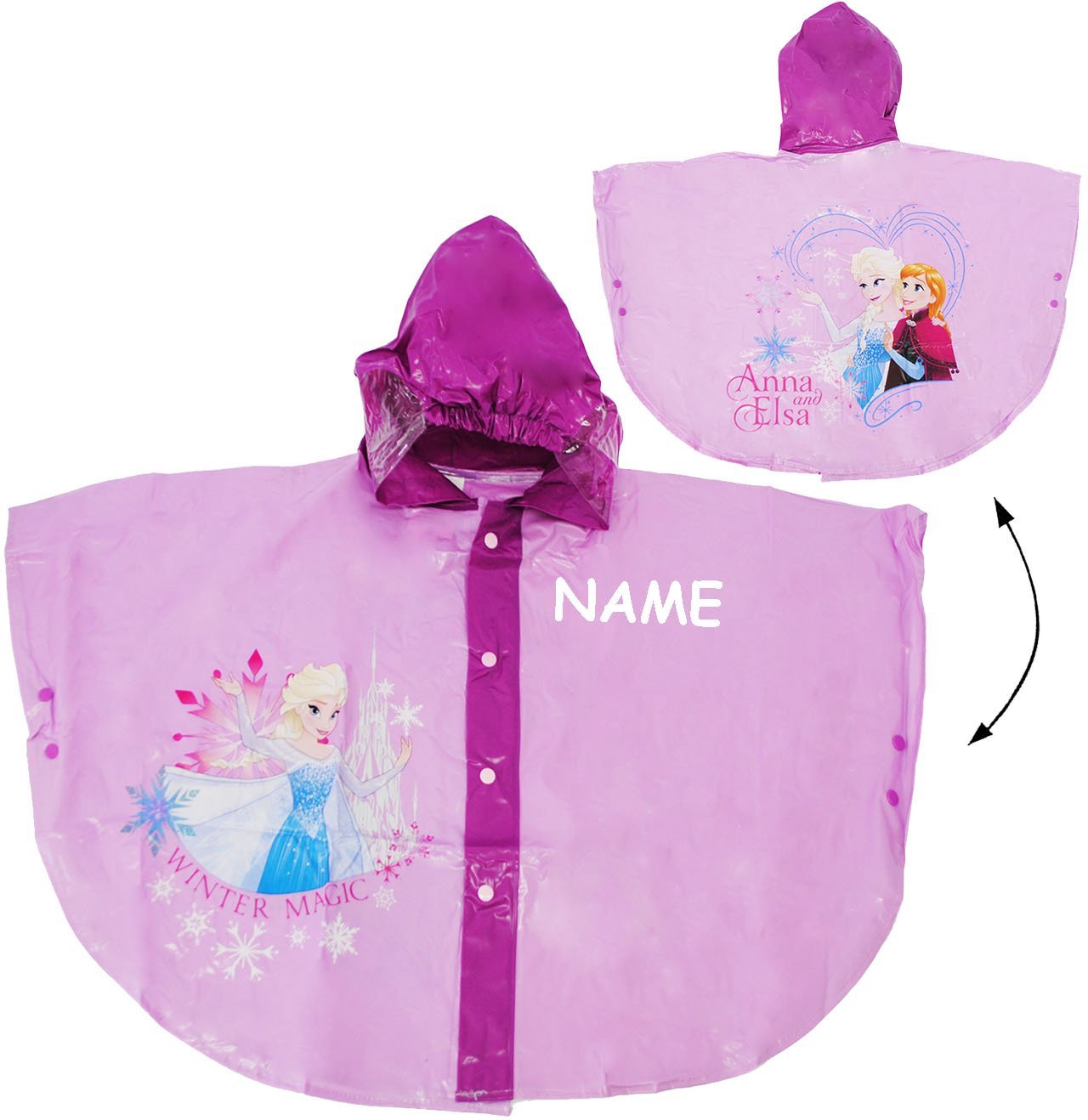 Дождевой плащ Frozen Размер 140-152, примерно 8-10 лет, для девочек, фото №4 Дождевой плащ Frozen Размер 140-152, примерно 8-10 лет, для девочек, фото №4