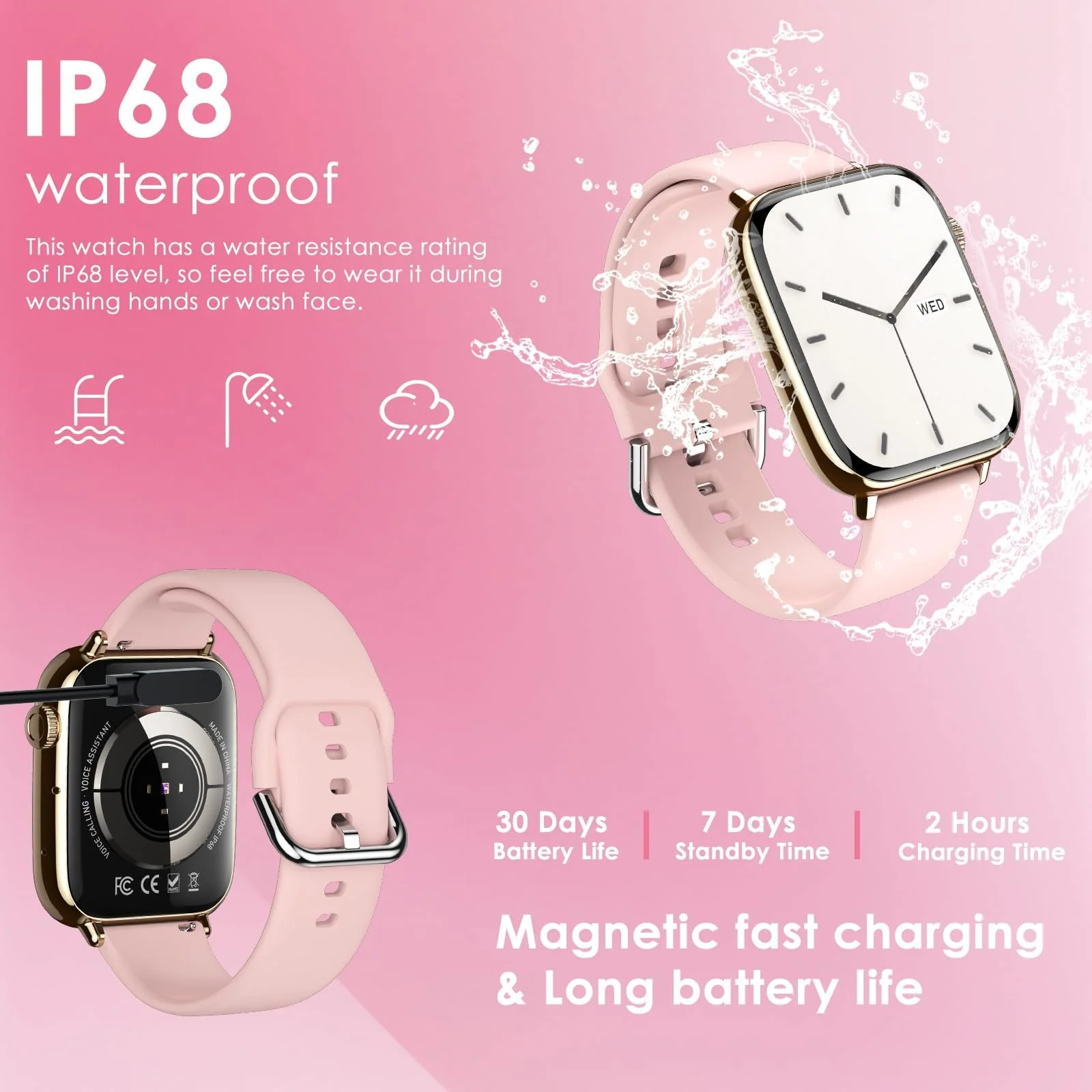 Смарт-годинник для чоловіків і жінок з можливістю відповідати на дзвінки/здійснювати дзвінки, фото №6 Смарт-годинник для чоловіків і жінок з можливістю відповідати на дзвінки/здійснювати дзвінки, фото №6